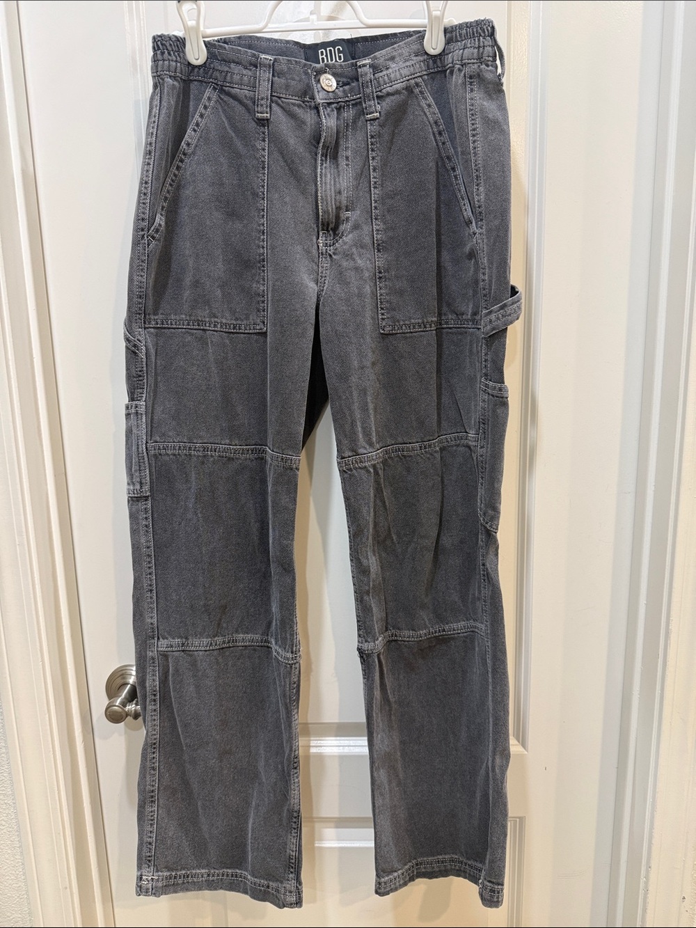 BDG Gray Patchwork Cargo Pants
